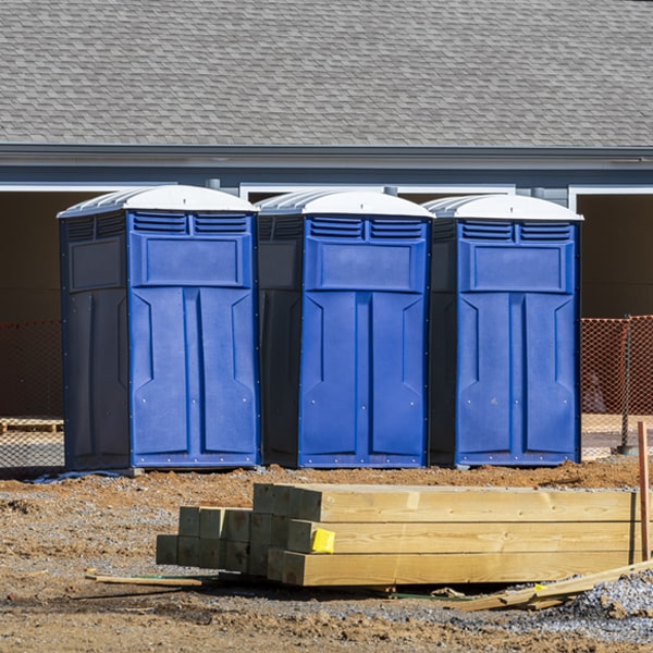 can i customize the exterior of the portable toilets with my event logo or branding in Seneca Michigan